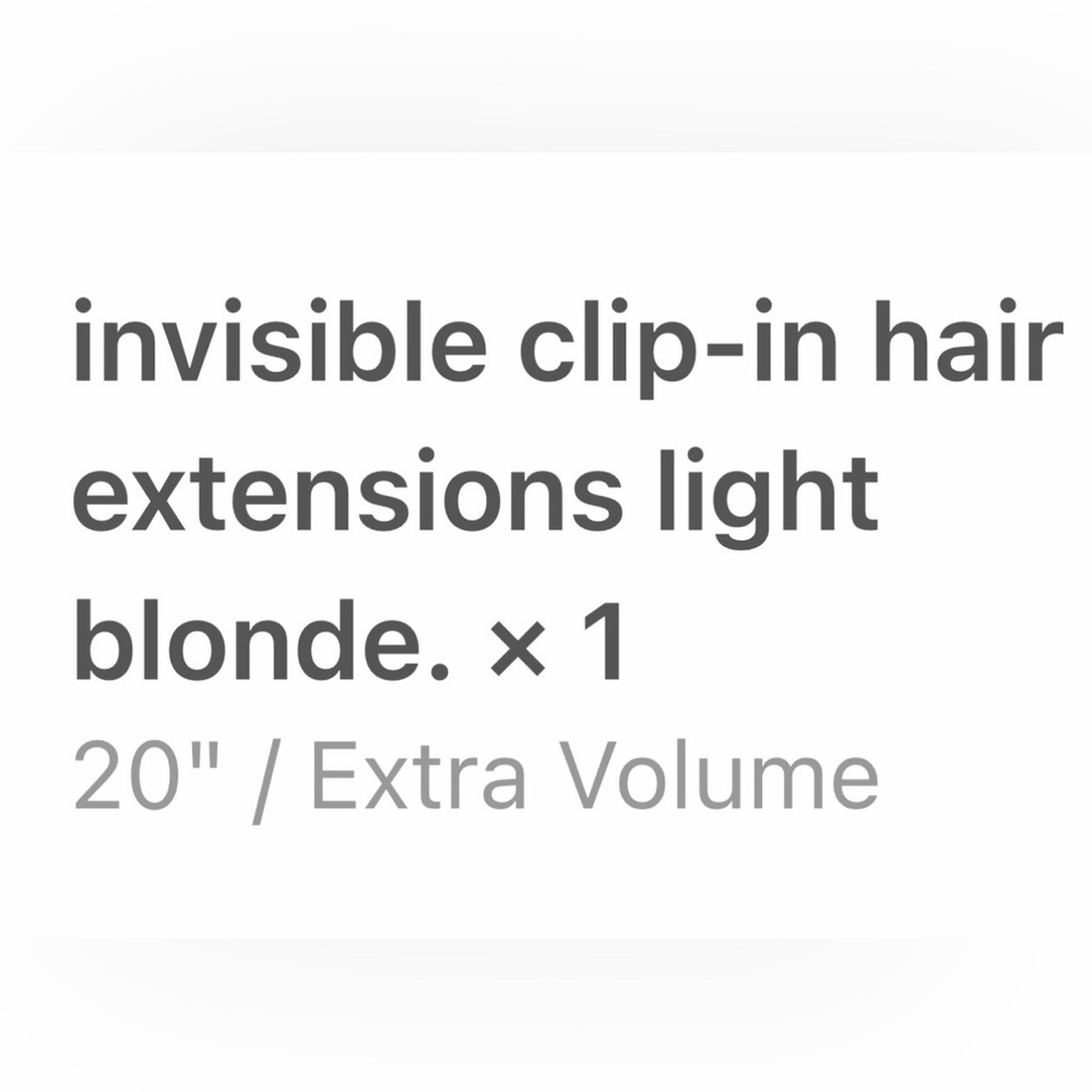 Irresistible Me Invisible Clip-In Hair Extensions - Aqua Packaging - Picture 2 of 7